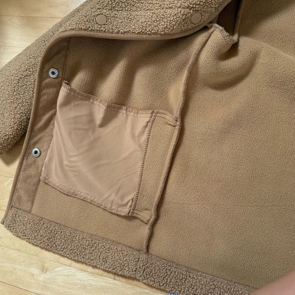 Joie Cozy Fleece Snap Teddy Tan Jacket XS - Picture 9 of 13